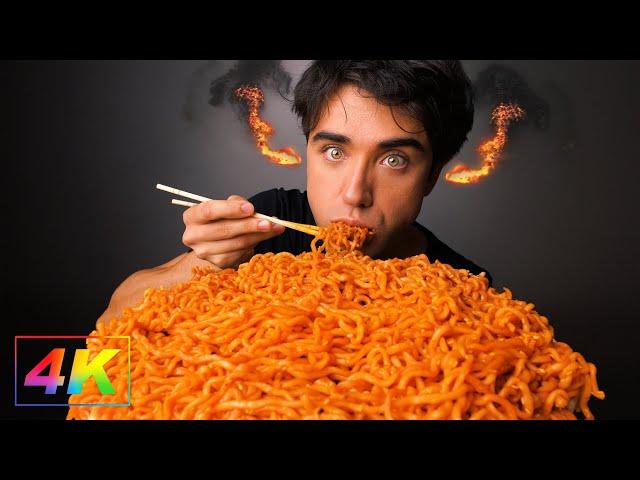 불닭 볶음면 도전 NUCLEAR FIRE NOODLES CHALLENGE 2X SPICY, Trying Fire Noodles First Time | McBang ASMR