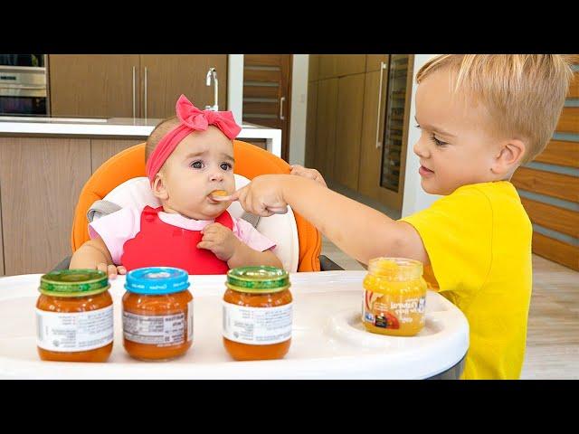 Funny kids stories with Chris and Baby Alice