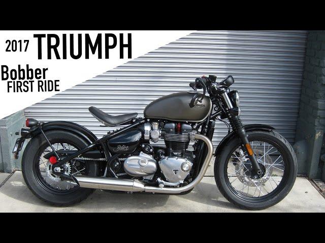 2017 Triumph Bobber - First Ride