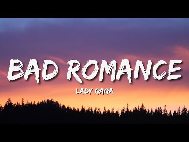 Lady Gaga - Bad Romance (Lyrics)