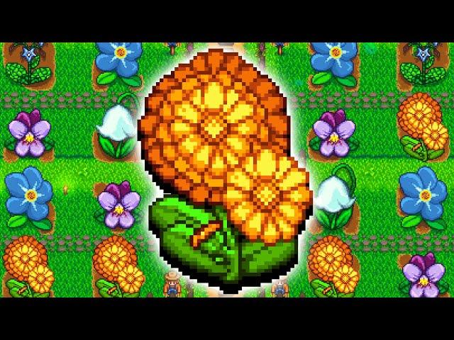 GIANT FLOWERS Are Our ONLY Crop In Stardew Valley…