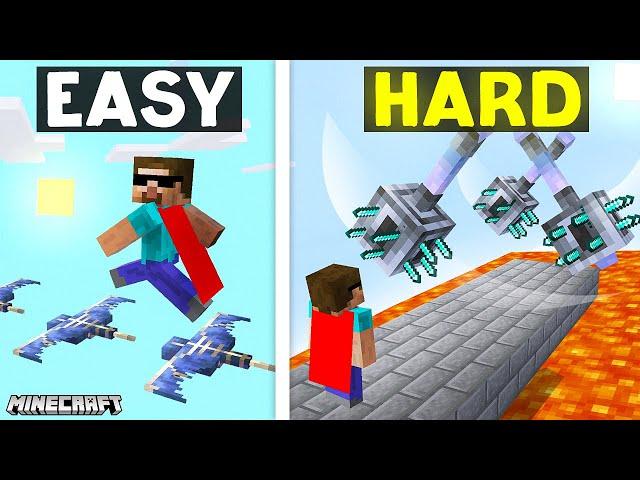 NOOB vs PRO: EASY TO HARD BUILD BATTLE CHALLENGE IN MINECRAFT