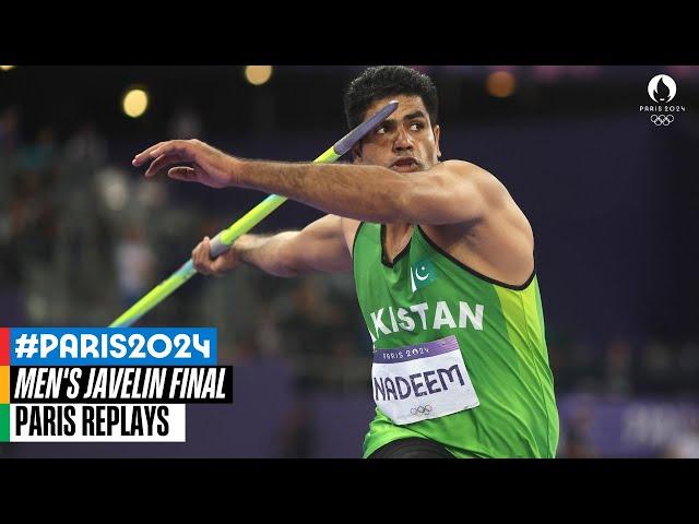 Nadeem Arshad takes gold | Silver for Neeraj Chopra | Men's Javelin Full Final | Paris Replays