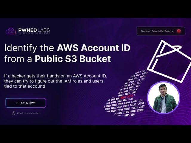 Identify the AWS Account ID from a Public S3 Bucket | Pwnedlabs 🟣