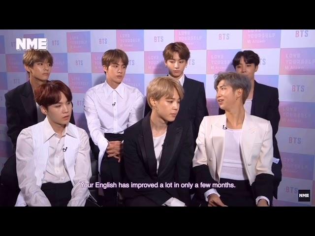 BTS на русском. Отвечают на вопросы