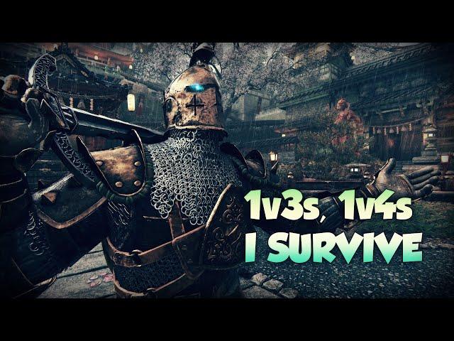 [For Honor] BUFFED Warden 1v3, 1v4 DESTROYING GANKS - Reworked Warden Gameplay