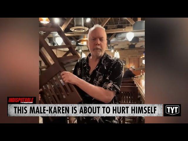 This Male-Karen Is About To Hurt Himself