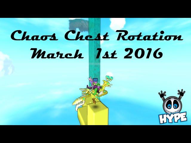 Trove - Chaos Chest Rotation for Mar 1 2016