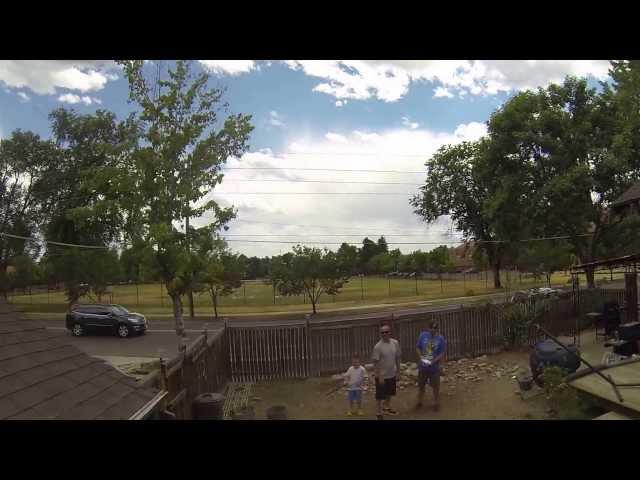 Jimmy Drone in the yard