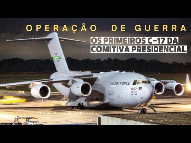 Joe Biden em Manaus: Chegada dos primeiros C-17