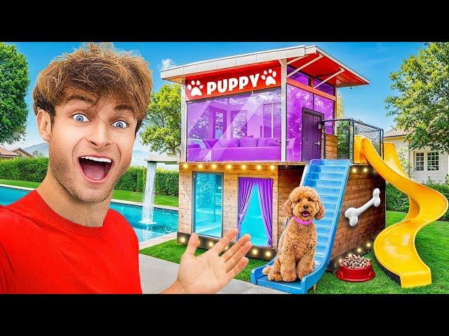 I BUILT A $30,000 DREAM DOG HOUSE!!