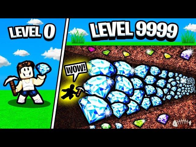 Unlocking MAX LEVEL DIAMOND TUNNEL in Endless Mining! - Roblox