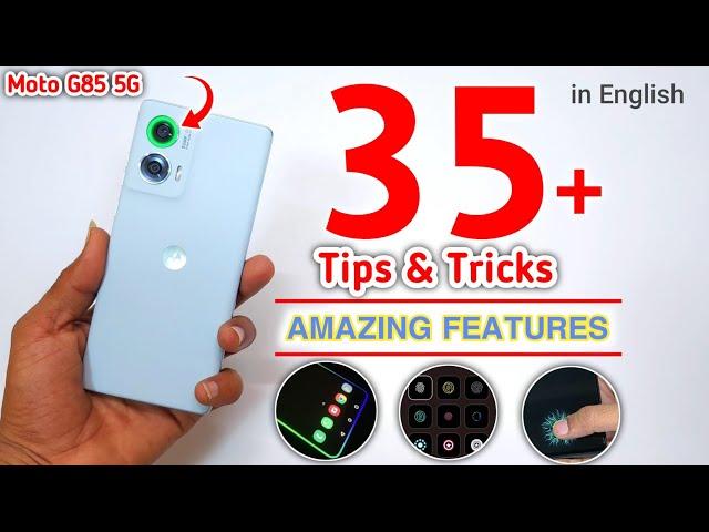 Moto G85 5G Tips And Tricks In English | Moto G85 Tips And Tricks | Top 35+