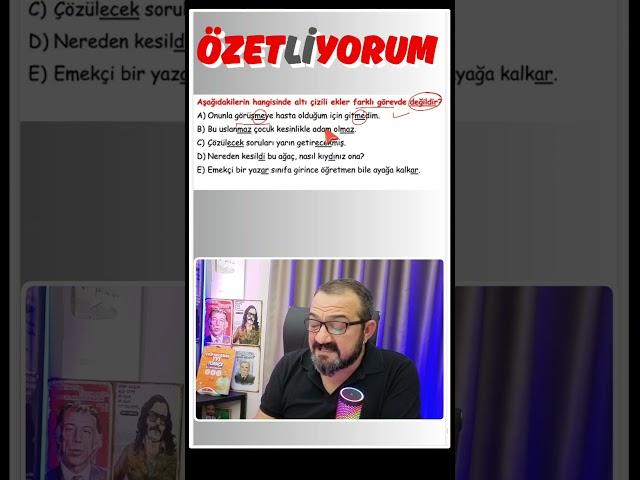 EK FARKLI İŞLEVDE / GÖREVDE SORULARI