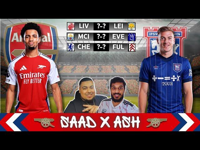 SAKA INJURY?? WHO SHOULD COME IN?? STARTING XI FOR IPSWICH?? Predictions? | Saad x Ash