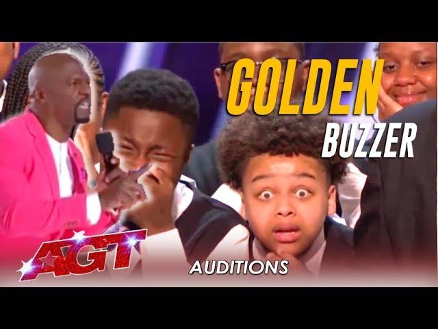 Terry Crews In TEARS As He Hits The Golden Buzzer for Detroit Youth Choir on AGT!