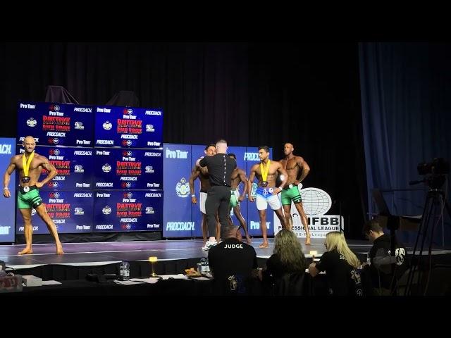 Men's Physique Top 5 Awarding - Cengiz Rahmioglu, and others