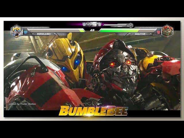 Bumblebee vs Shatter & Dropkick with Healthbars