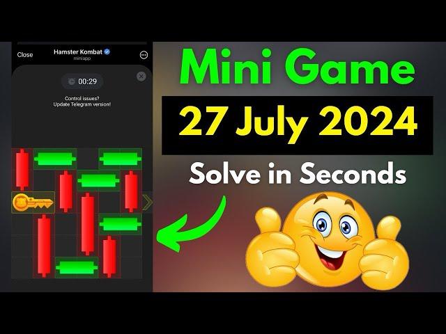 DAY 8 || Hamster MINI GAME KEY PUZZLE || 27th July