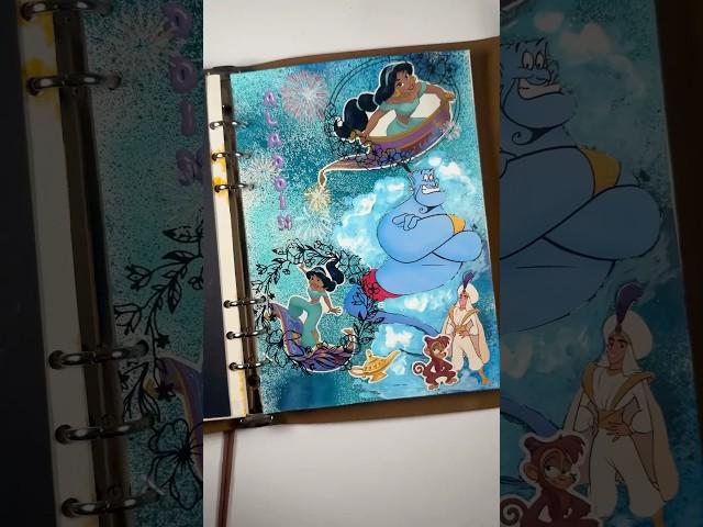 Disney Aladdin Art Journal – Jasmine & the Magic Lamp Genie