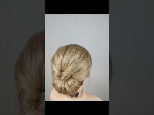 #hairstyle #How to do an elegant updo with short hair#KKhairstory