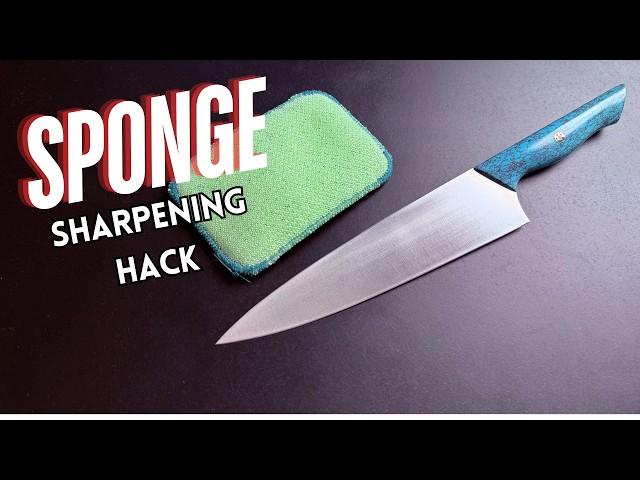 The $1 Sponge Trick That Will Transform Your Dull Knife