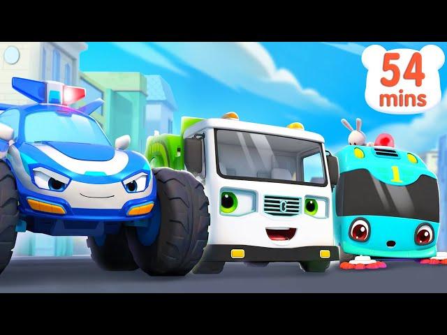 Who Threw the Trash Around? | Police Car, Garbage Truck | Monster Truck | Kids Songs | BabyBus