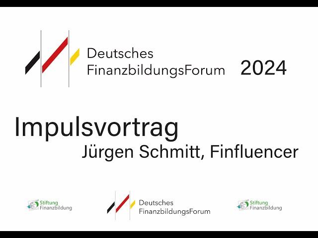 Impulsvortrag Jürgen Schmitt: KI, Digitalisierung und Finanzbildung