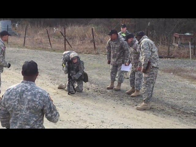 Female Captain Refuses to Give Up During Grueling 12 Mile March