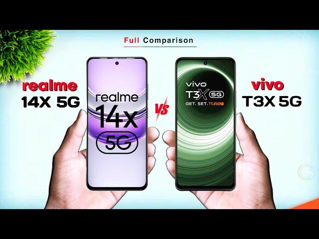 REALME 14X 5G Vs ViVO T3X 5G  Which one is best ?