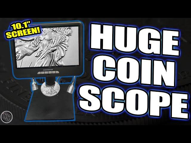 HUGE 10.1" Silver, Rare Coins (and more) Microscope Hands-On Review!