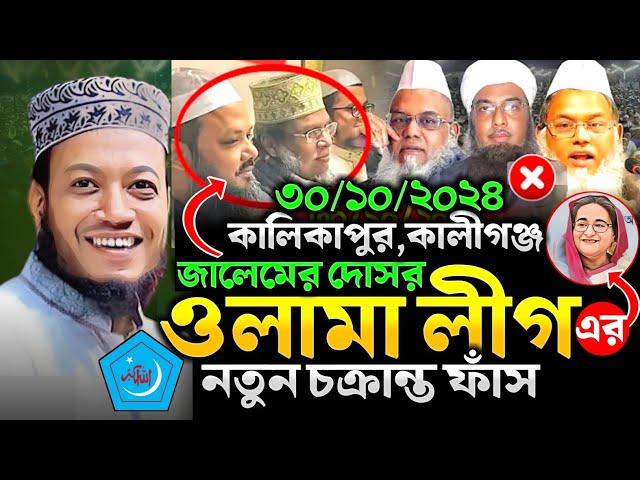 মুফতি আমির হামজা ওয়াজ। ৩০/১০/২৪-কালিকাপুর,কালীগঞ্জ। amir hamza  waz 2024। আমির হামজা ওয়াজ কালীগঞ্জ