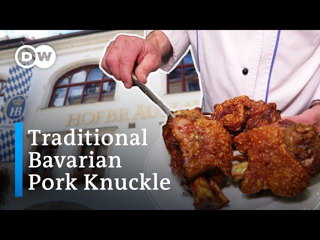 Traditional Pork Knuckles - A Typical Oktoberfest Dish From Germany