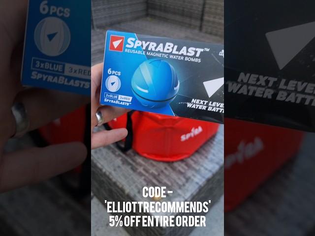 AMAZING new waterbomb technology! SpyraBlast #spyra #spyrablast #blast #waterbomb #waterfight #water