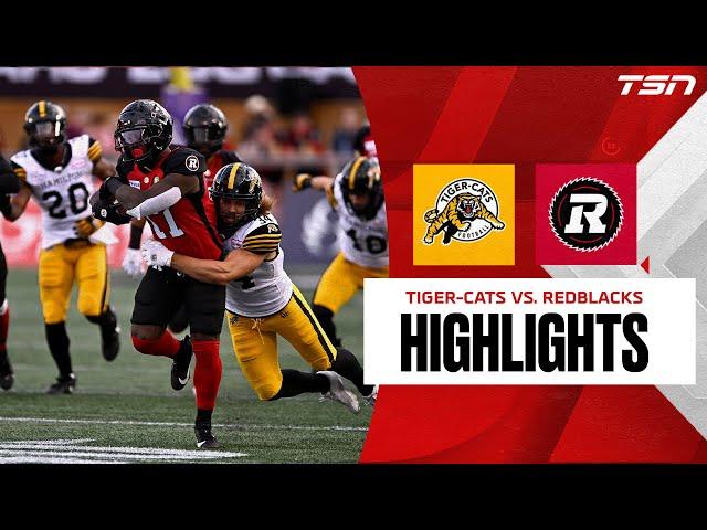 Hamilton Tiger-Cats vs. Ottawa Red Blacks | CFL HIGHLIGHTS