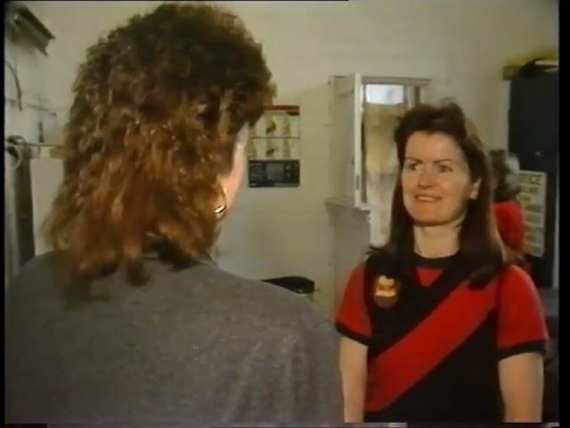 News report of the 1988 Victorian Women's Football League:  Frankston Cobras v Parkville Scorpions