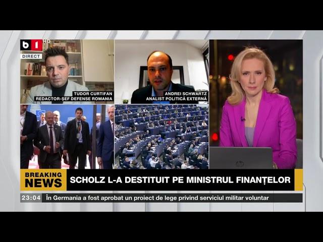 CRIZĂ POLITICĂ ÎN GERMANIA.  ANUNȚ DE ULTIMĂ ORĂ DIN BERLIN. Știri B1TV_6 nov. 2024