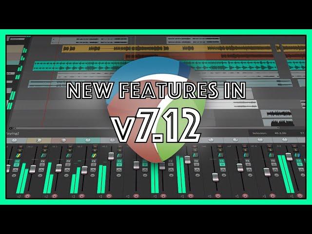 What's New in REAPER v 7.12 update - track lane masking; LUFS peaks display mode