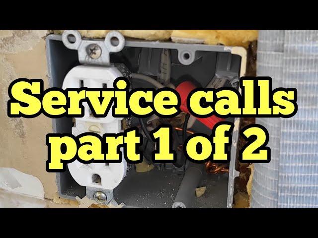 Electrical Service calls - The 360 Electrician  - Part 1 of 2 #electricianlife