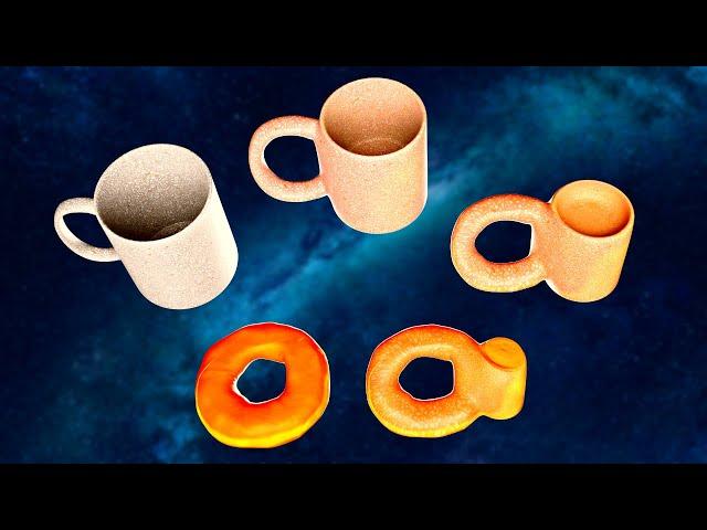 Intro to Topology - Turning a Mug Into a Doughnut