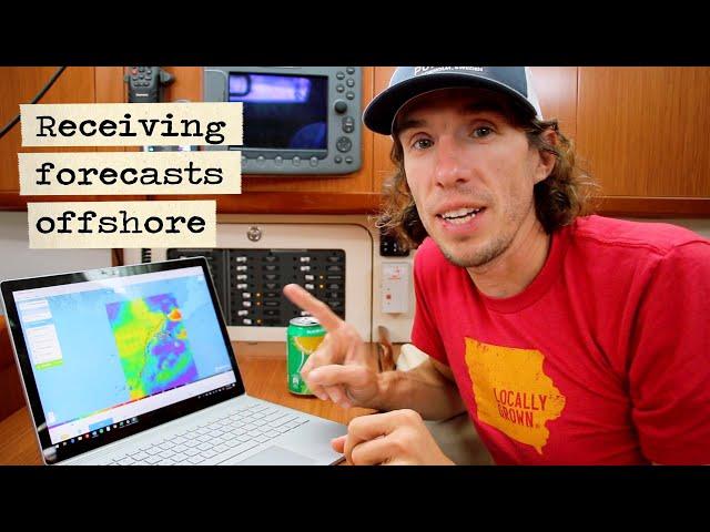 How we get weather forecasts offshore (Iridium Go/PredictWind walk through) // Ryan's tech corner #9