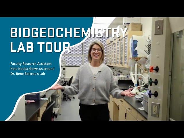 Boiteau Lab Tour: Faculty Research Assistant Kate Kouba shows us a CEOAS biogeochemistry lab