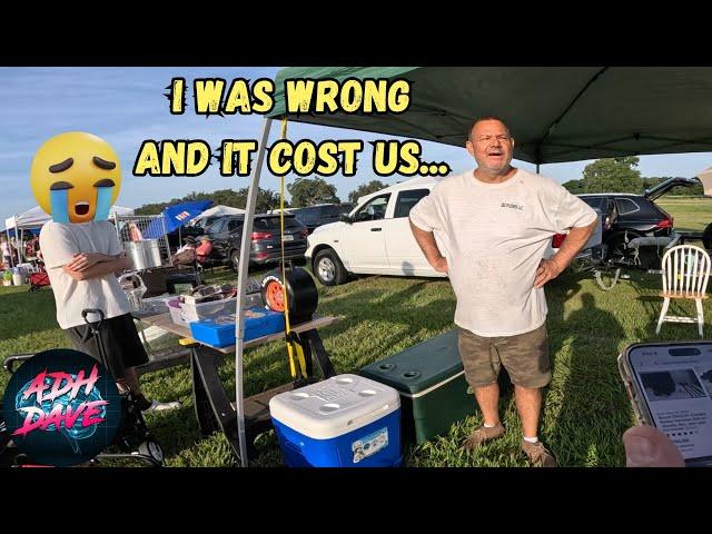 We learned an expensive lesson at this Flea market...