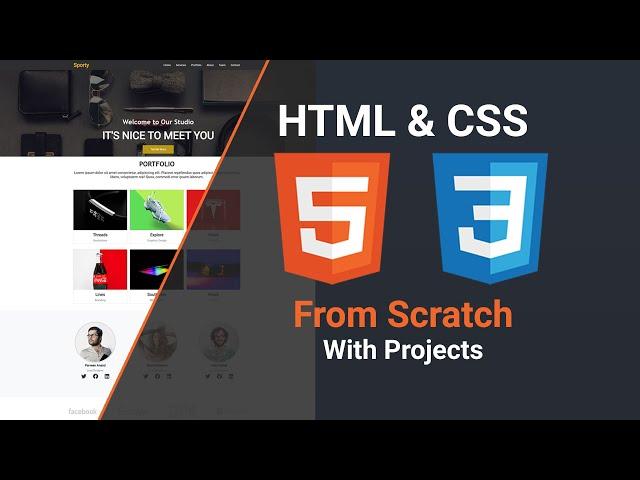 HTML and CSS Tutorial For Beginners From Scratch