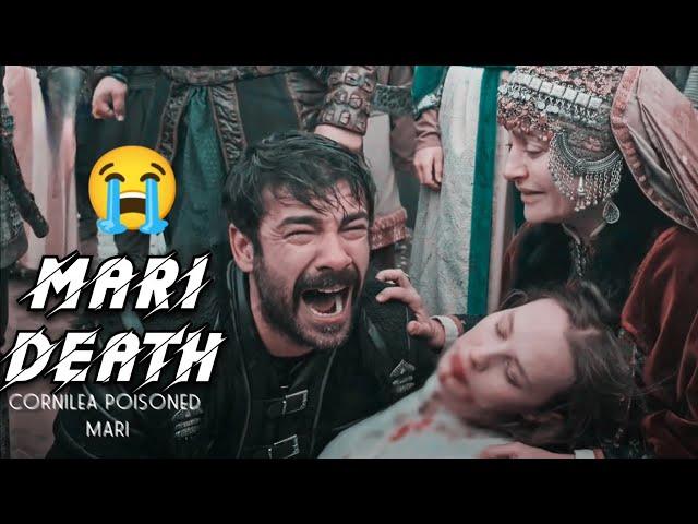  Cornilia mixed poison in Mari's food || mari death ||emotional turgut mari death scene