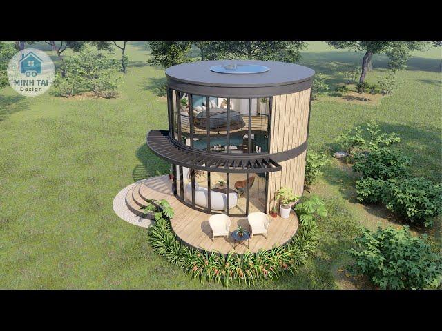 Small house design ideas - Round house - Minh Tai Design MTD61