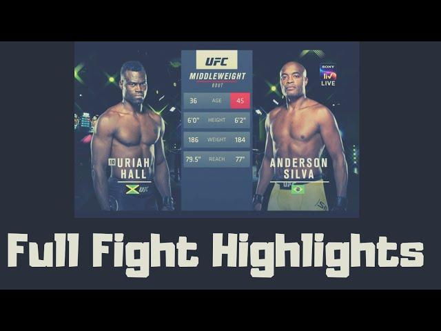 UFC Anderson Silva vs Uriah Hall ( Full Highlights )