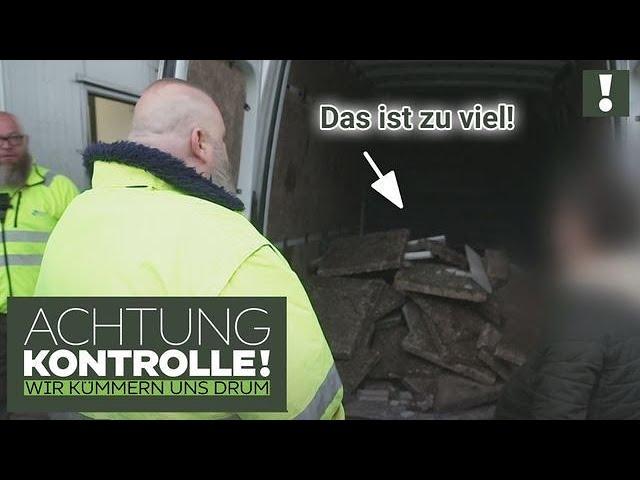 Großer ANDRANG am Wertstoffhof!  Bauschutt nur in KLEINEN Mengen erlaubt! | Achtung Kontrolle