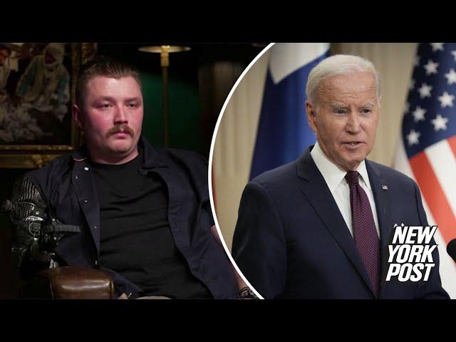 Marine injured in Kabul airport blast: Biden tried to shake his missing hand during hospital visit