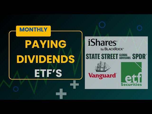 Monthly Paying Dividend ETFs | Passive Income